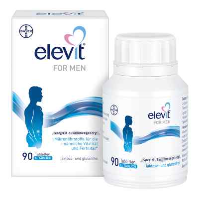 Elevit FOR MEN Mikronährstoffe für die männliche Vitalität und F 90 stk von Bayer Vital GmbH PZN 16584888