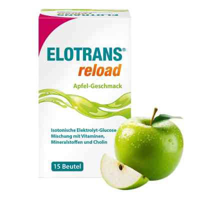 Elotrans Reload Elektrolyt-Pulver Apfel Beutel 