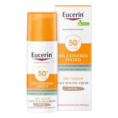 Eucerin Sun Oil Control Tinted Creme Lsf 50+ Mitt. 50 ml von Beiersdorf AG Eucerin PZN 16887502