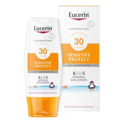 Eucerin Sun Sensitive Protect Kids Mineral Sun Lotion LSF 30 150 ml von Beiersdorf AG Eucerin PZN 11363467