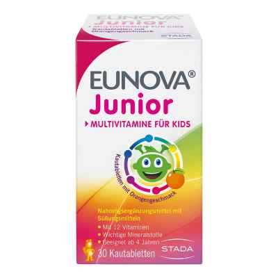 Eunova Junior Multivitamin Kautabletten 30 stk von STADA Consumer Health Deutschlan PZN 17513399