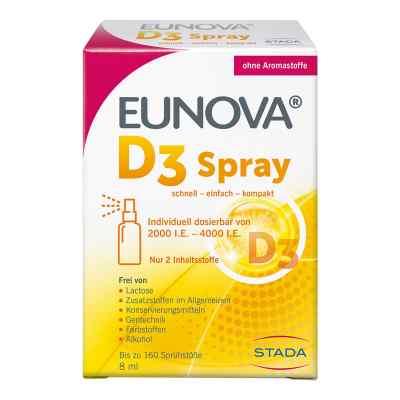 Eunova Vitamin D3 Spray 8 ml von STADA Consumer Health Deutschlan PZN 17513413