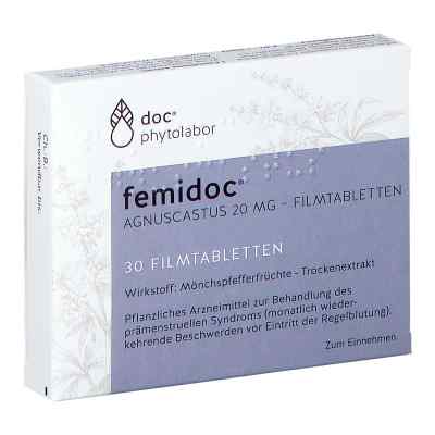 femidoc Agnuscastus 20 mg - Filmtabletten 30 stk von GUTERRAT GESUNDHEITSPRODUKTE GMB PZN 08200170