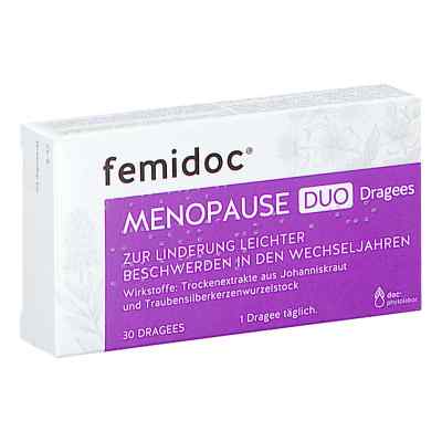 Femidoc Menopause Duo Dragees 30 stk von GUTERRAT GESUNDHEITSPRODUKTE GMB PZN 08201245