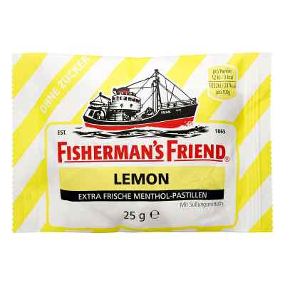 Fishermans Friend Lemon ohne Zucker Pastillen 25 g von  PZN 08490937