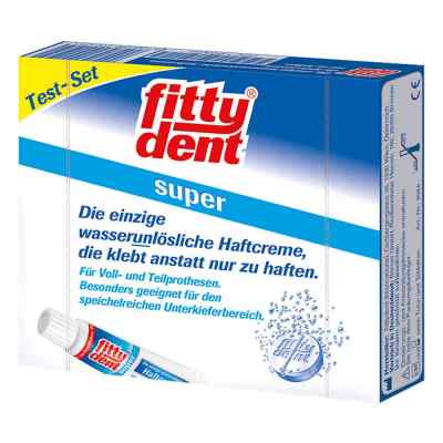 Fittydent super Haftcreme Test-set 10g+4 Rein.tab. 1 Pck von Roha Arzneimittel GmbH PZN 13503056