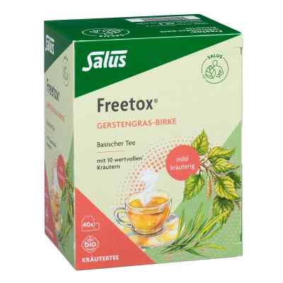Freetox Tee Gerstengras-birke Kräutertee Bio Fbtl. 40 stk von SALUS Pharma GmbH PZN 12412021