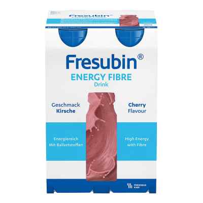 Fresubin Energy Fibre Trinknahrung Kirsche | Aufbaukost 4X200 ml von Fresenius Kabi Deutschland GmbH PZN 00063756