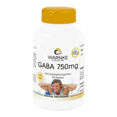Gaba 750 mg Kapseln 100 stk von Warnke Vitalstoffe GmbH PZN 14307831