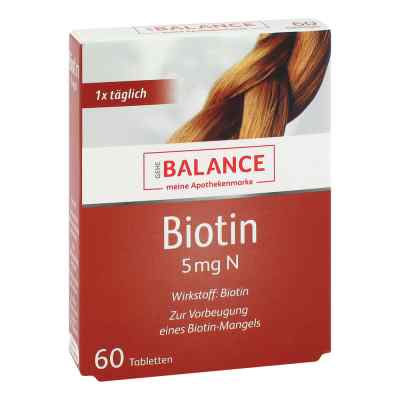 Gehe Balance Biotin 5 Mg N Tabletten 60 stk von Alliance Healthcare Deutschland  PZN 04987210