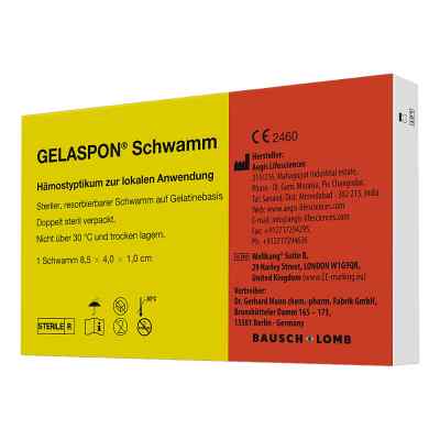 Gelaspon 1 Streifen 8,5x4x1 cm 1 stk von Dr. Gerhard Mann PZN 04011667
