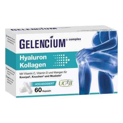 Gelencium® Hyaluron Kollagen hochdosiert Vitamin C Kapseln  60 stk von Heilpflanzenwohl GmbH PZN 20177284