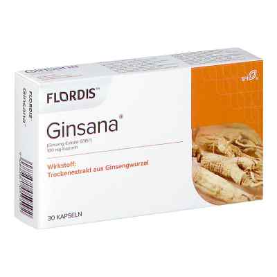 Ginsana (Ginseng-Extrakt G115) 100 mg Kapseln 30 stk von SANOVA PHARMA GESMBH, OTC        PZN 08201106