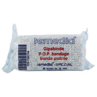 Gipsbinde Temedia spezial 2 m x 8 cm 1 stk von Holthaus Medical GmbH & Co. KG PZN 07280758