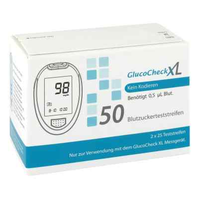 Gluco Check Xl Blutzuckerteststreifen 50 stk von Aktivmed GmbH PZN 07543519