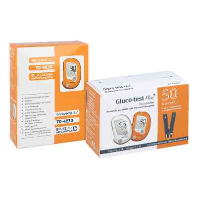 Gluco Test Plus Blutzuckerteststreifen + Gluco Test Plus 10 Set  1 stk von Aristo Pharma GmbH PZN 08101239