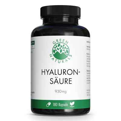 Green Naturals Hyaluronsäure 930 mg vegan Kapseln 180 stk von Heilpflanzenwohl GmbH PZN 19688737