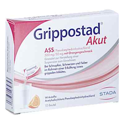 Grippostad Akut 500 mg/30 mg mit Orangengeschmack