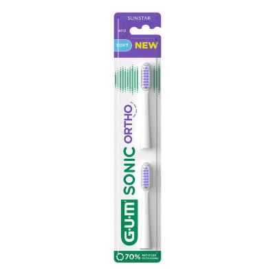 GUM SONIC ORTHO Ersatzbürstenköpfe