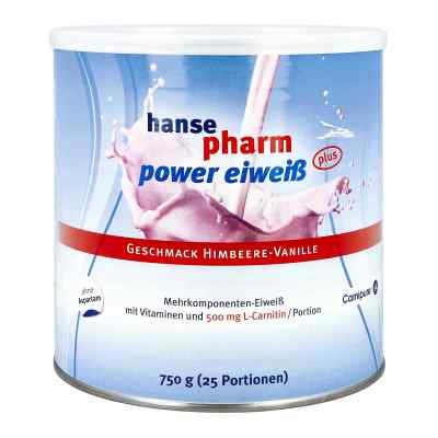 Hansepharm Power Eiweiss plus Himbeere-vanille Plv 750 g von NUTRICHEM DIäT + PHARMA GMBH PZN 11537884