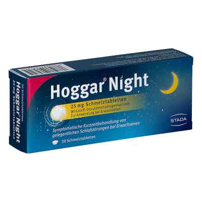 Hoggar Night 25 mg Schmelztabletten 10 stk von STADA ARZNEIMITTEL GMBH          PZN 08200549
