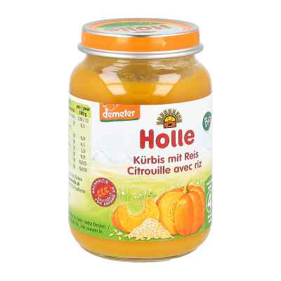 Holle Kürbis mit Reis 190 g von Holle baby food AG PZN 00257199
