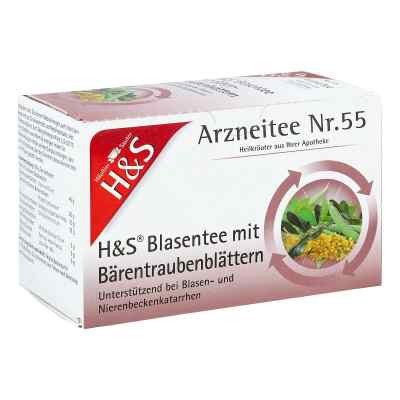 H&s Blasentee Mit Bärentraubenblätter Filterbeutel 20X2.0 g von H&S Tee - Gesellschaft mbH & Co. PZN 18372877