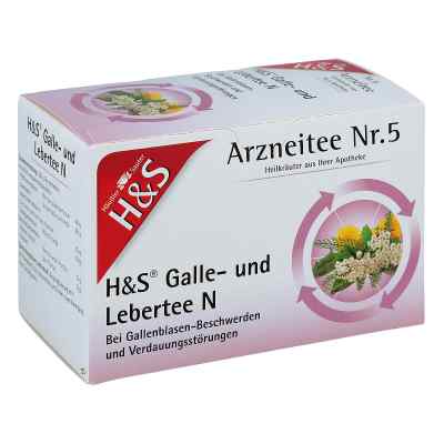 H&s Galle- und Lebertee N Filterbeutel 20X2.0 g von H&S Tee - Gesellschaft mbH & Co. PZN 03112389