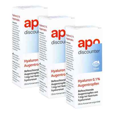 Hyaluron 0,1 Augentropfen 3x 10 ml von GIB Pharma GmbH PZN 08101987