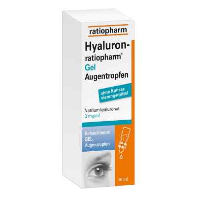 Hyaluron ratiopharm Gel Augentropfen 10 ml von ratiopharm GmbH PZN 16878420