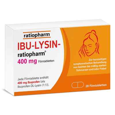 IBU LYSIN ratiopharm 400 mg Filmtabletten