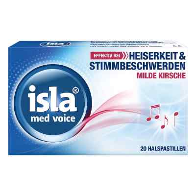 isla med voice Halspastillen bei Heiserkeit & Stimmbeschwerden 20 stk von Engelhard Arzneimittel GmbH & Co.KG PZN 14168944