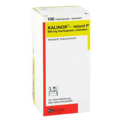 Kalinor retard P 600 mg Hartkapseln 100 stk von DESMA GmbH PZN 02758221