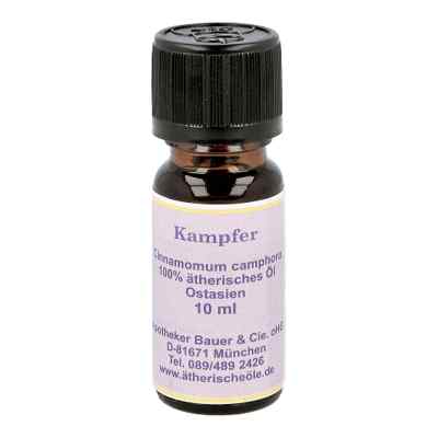 Kampfer öl 100% ätherisch 10 ml von Apotheker Bauer & Cie. PZN 07204527