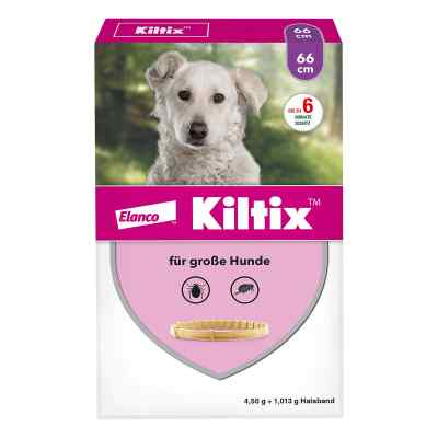 Kiltix Halsband für große Hunde gegen Zecken und Flöhe