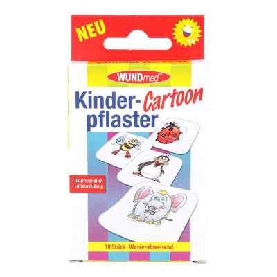 Kinderpflaster Cartoon 10 stk von Axisis GmbH PZN 01114958