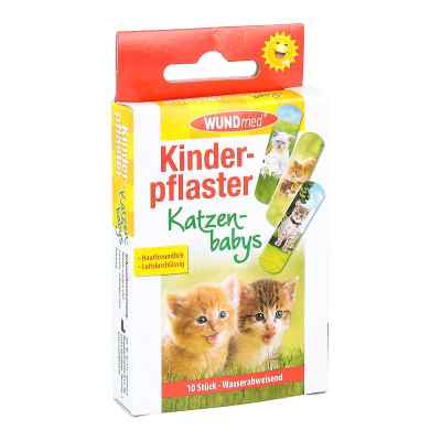 Kinderpflaster Katzenbabys 10 stk von Axisis GmbH PZN 13584190