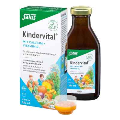 Kindervital mit Calcium+D3 Tonikum Salus 250 ml von SALUS Pharma GmbH PZN 07386876
