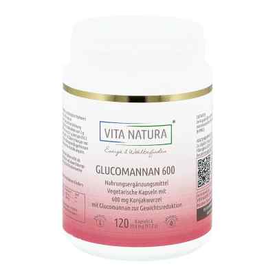 Konjakwurzel Glucomannan 600 mg Vegi-kapseln 120 stk von Vita Natura GmbH & Co. KG PZN 16234645