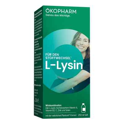 Ökopharm für den Stoffwechsel L-Lysin Saft 250 ml von SANOVA PHARMA GESMBH, OTC PZN 08201791
