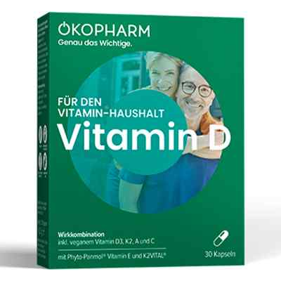 Ökopharm Vitamin D Kapseln für den Vitamin-Haushalt 