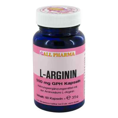L-arginin 500 mg Gph Kapseln 60 stk von Hecht-Pharma GmbH PZN 01397873