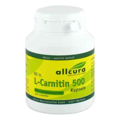 L-carnitin Kapseln 500 60 stk von allcura Naturheilmittel GmbH PZN 00586052