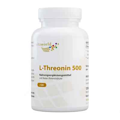 L-threonin 500 mg Kapseln 120 stk von Vita World GmbH PZN 13364040