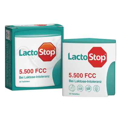 Lactostop 5.500 Fcc Tabletten Klickspender 50 stk von Hübner Naturarzneimittel GmbH PZN 11578972