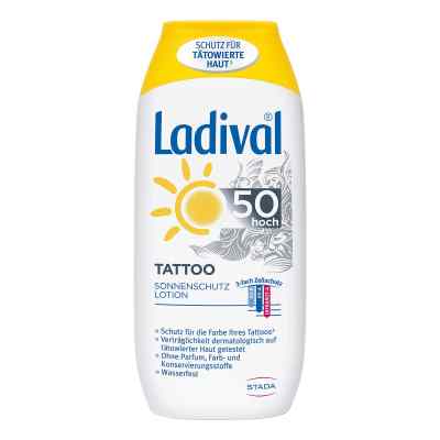 Ladival Tattoo Sonnenschutz Lotion für tätowierte Haut LSF50 200 ml von STADA Consumer Health Deutschland GmbH PZN 14357533