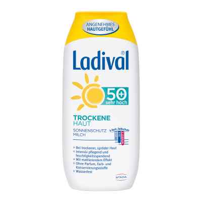 Ladival trockene Haut Milch Lsf 50+ 200 ml von STADA Consumer Health Deutschlan PZN 11168501