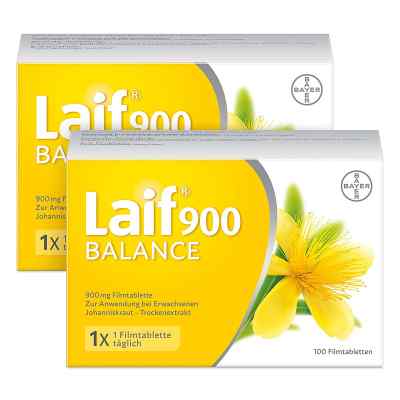 Laif 900 Balance Filmtabletten für Ihr seelisches Gleichgewicht 2x100 stk von Bayer Vital GmbH PZN 08102355