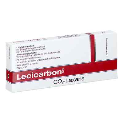 Lecicarbon Zäpfchen CO2 Laxans 12 stk von BRADY C. KG                      PZN 08201339