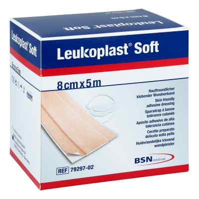 Leukoplast Soft Pflaster 8 cmx5 m Rolle 1 stk von BSN medical GmbH PZN 13838414